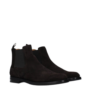 Brown Leather Ankle Boots