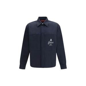 Blue Cotton Coat