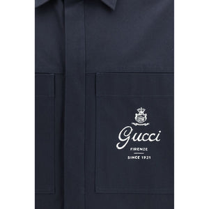 Blue Cotton Coat
