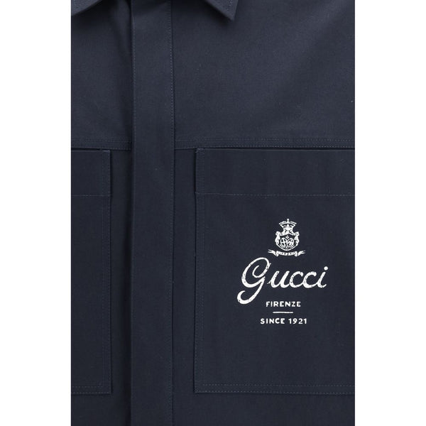 Blue Cotton Coat