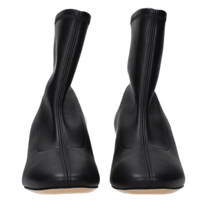 Black Leather Ankle Boots