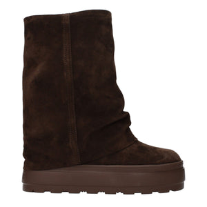 Brown Leather Ankle Boots
