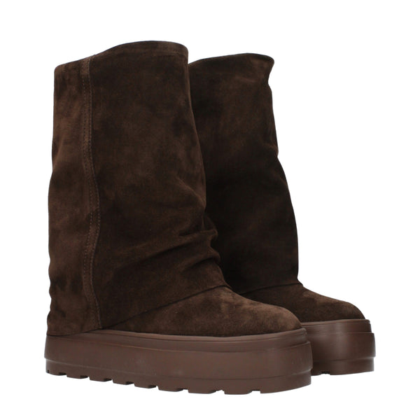 Brown Leather Ankle Boots