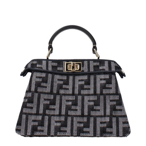 Black Fabric Handbag