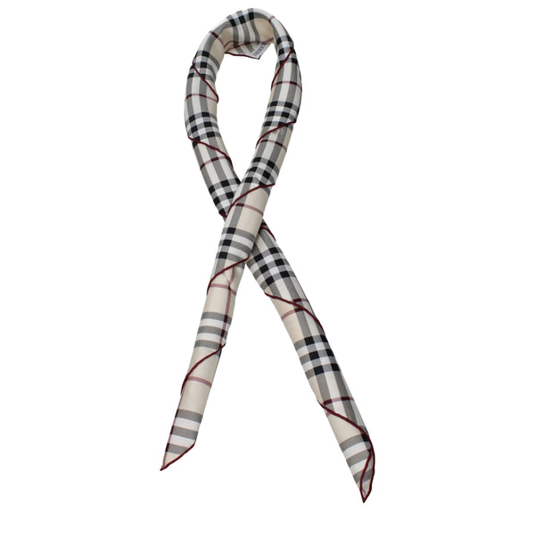 Beige Silk Foulard