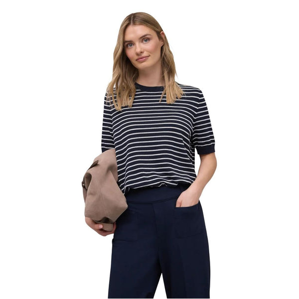 Blue Viscose T-Shirt