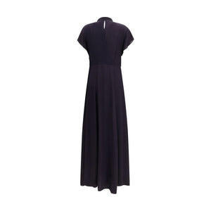 Black Viscose Casual Dress