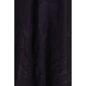 Black Viscose Casual Dress