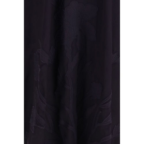 Black Viscose Casual Dress