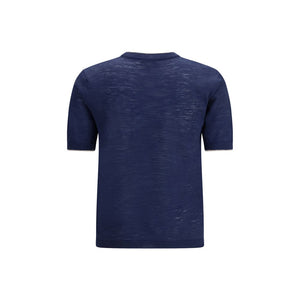 Blue Linen Shortsleeve Shirt