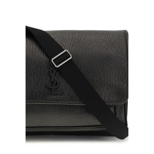 Black Calf Leather Bos Taurus Shoulder Bag