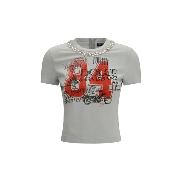Gray Cotton T-Shirt