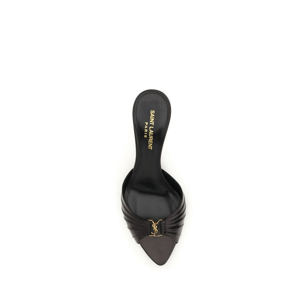 Black Calf Leather Bos Taurus High Heel Pumps
