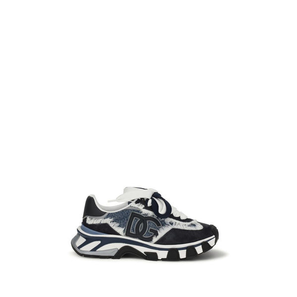 Multicolor Cotton Chunky Sneakers