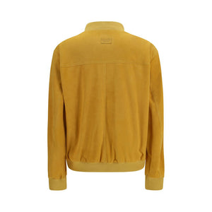 Bicolor Goatskin Bomber