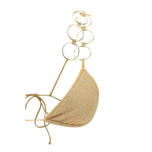 Gold Polyamide Bikini