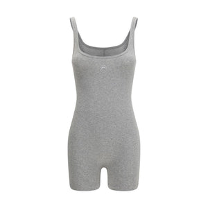 Gray Cotton Jumpsuit