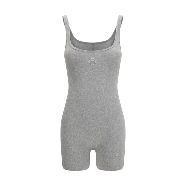 Gray Cotton Jumpsuit