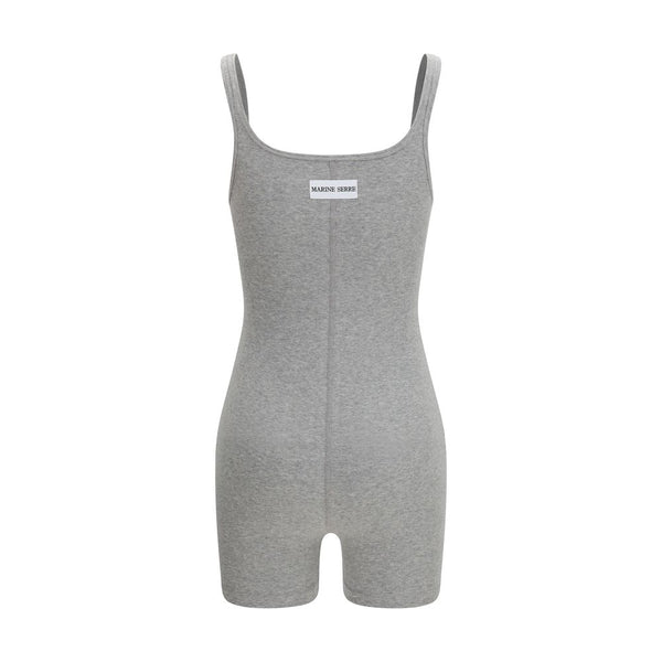 Gray Cotton Jumpsuit