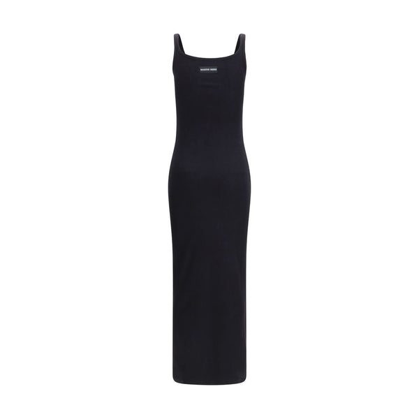 Black Cotton Casual Dress