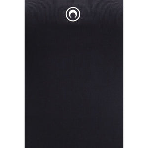 Black Cotton Casual Dress