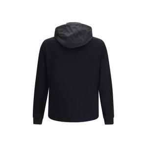 Black Cotton Shell Jacket