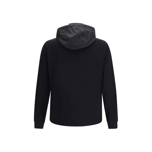 Black Cotton Shell Jacket