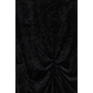Black Viscose Long Skirt