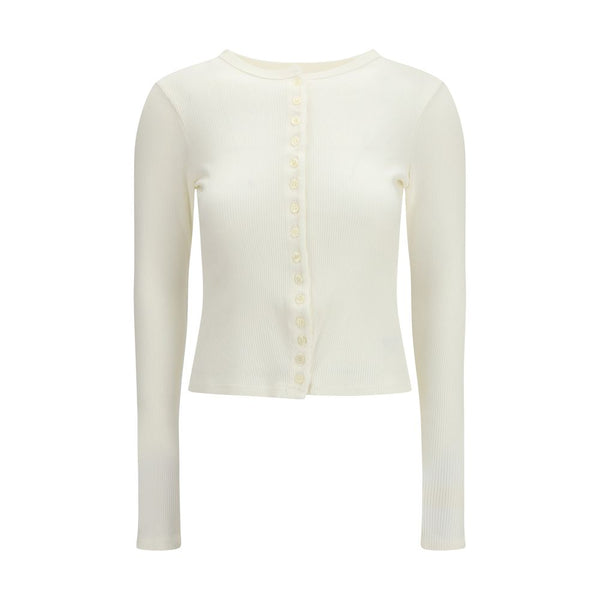 White Cotton Cardigan