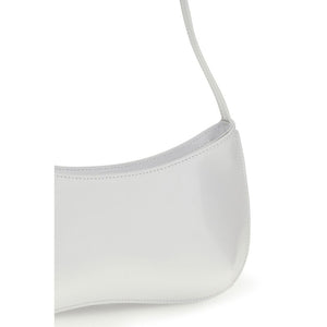 White Calf Leather Bos Taurus Shoulder Bag