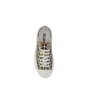 Brown Synthetic Low Top Sneakers