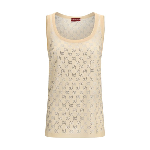 Multicolor Silk Tank Tops