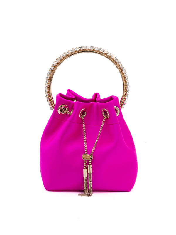 Fuchsia Bon Bon Satin Bucket
