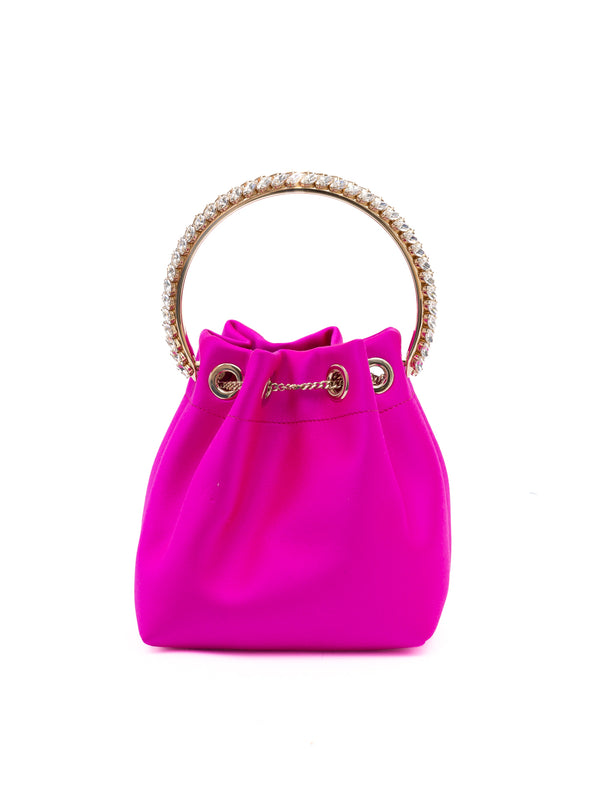 Fuchsia Bon Bon Satin Bucket