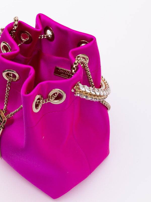 Fuchsia Bon Bon Satin Bucket