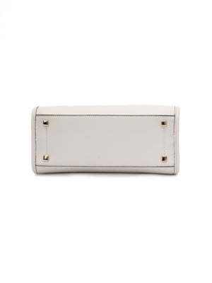 White Avenue S Tote Leather Handbag