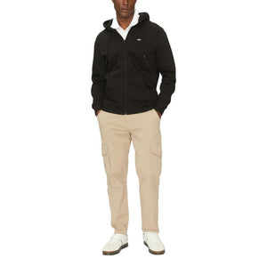 Black Cotton Hoodie