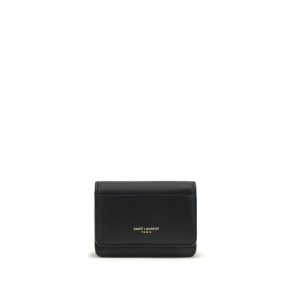 Black Calf Leather Bos Taurus Wallet