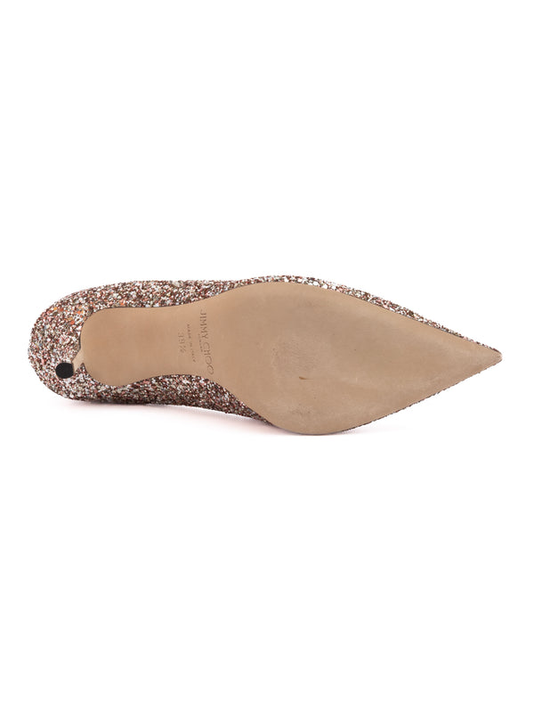 Rose Coarse Glitter Love 85 Pumps