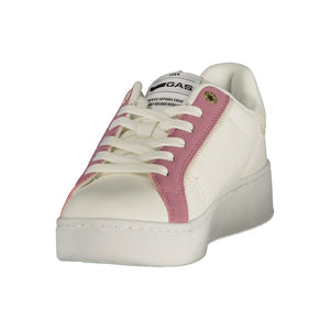 White Polyurethane Women's Sneaker