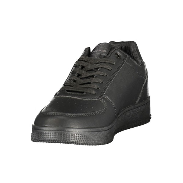 Black Polyurethane Men's Sneaker