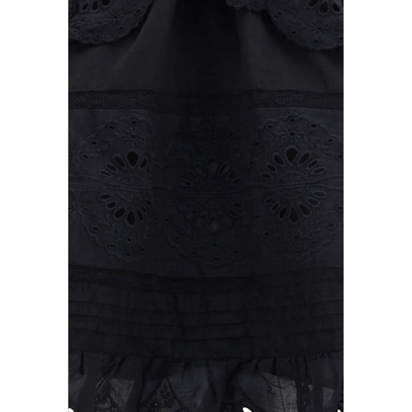 Black Polyester Blouse