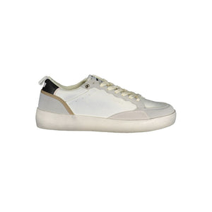 Gray Polyester Athletic Sneakers