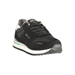 Nero Polyurethane Men Sneaker