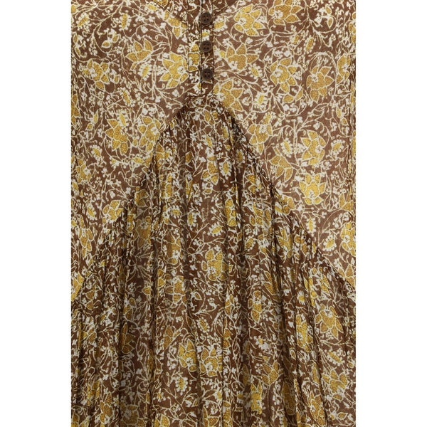 Bicolor Cotton Casual Dress