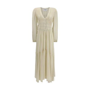 Beige Viscose Casual Dress