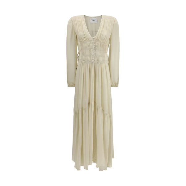 Beige Viscose Casual Dress