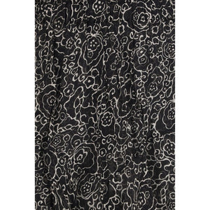 Black Viscose Shorts