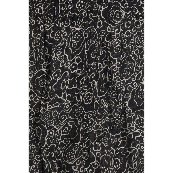 Black Viscose Shorts