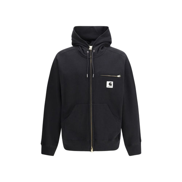 Black Cotton Sweatshirt